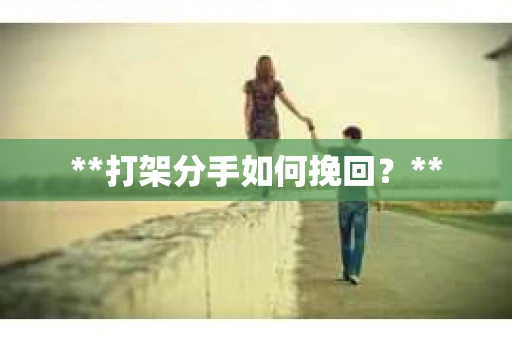 **打架分手如何挽回？**