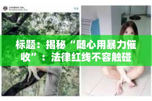 标题：揭秘“随心用暴力催收”：法律红线不容触碰
