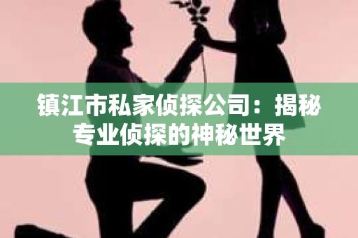 镇江市私家侦探公司：揭秘专业侦探的神秘世界