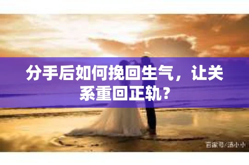 分手后如何挽回生气，让关系重回正轨？