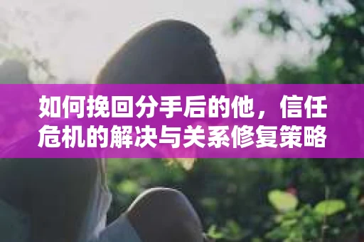 如何挽回分手后的他，信任危机的解决与关系修复策略