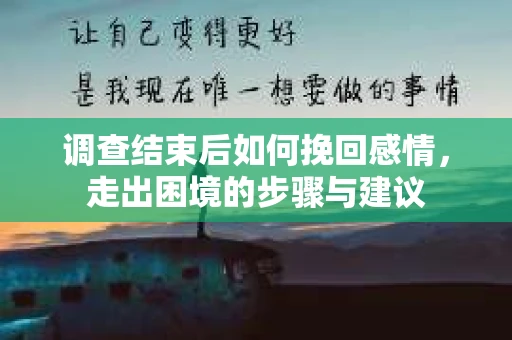 调查结束后如何挽回感情，走出困境的步骤与建议